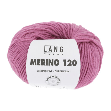Lang Lang Yarns Merino 120 | 0085 oud roze Lang Lang Yarns Merino 120 | 0085 oud roze