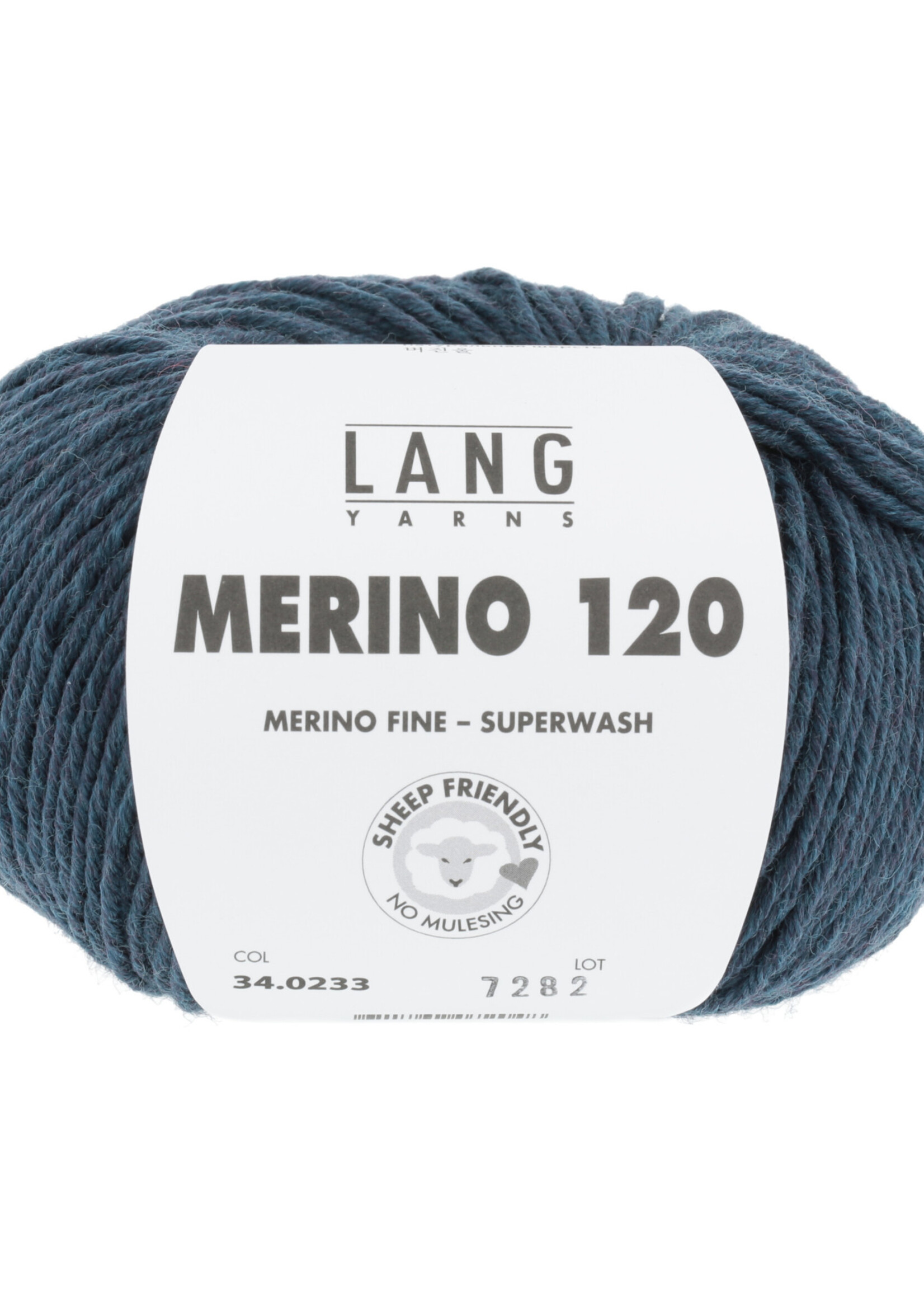 Lang Lang Yarns Merino 120 | 0233 petrol melange
