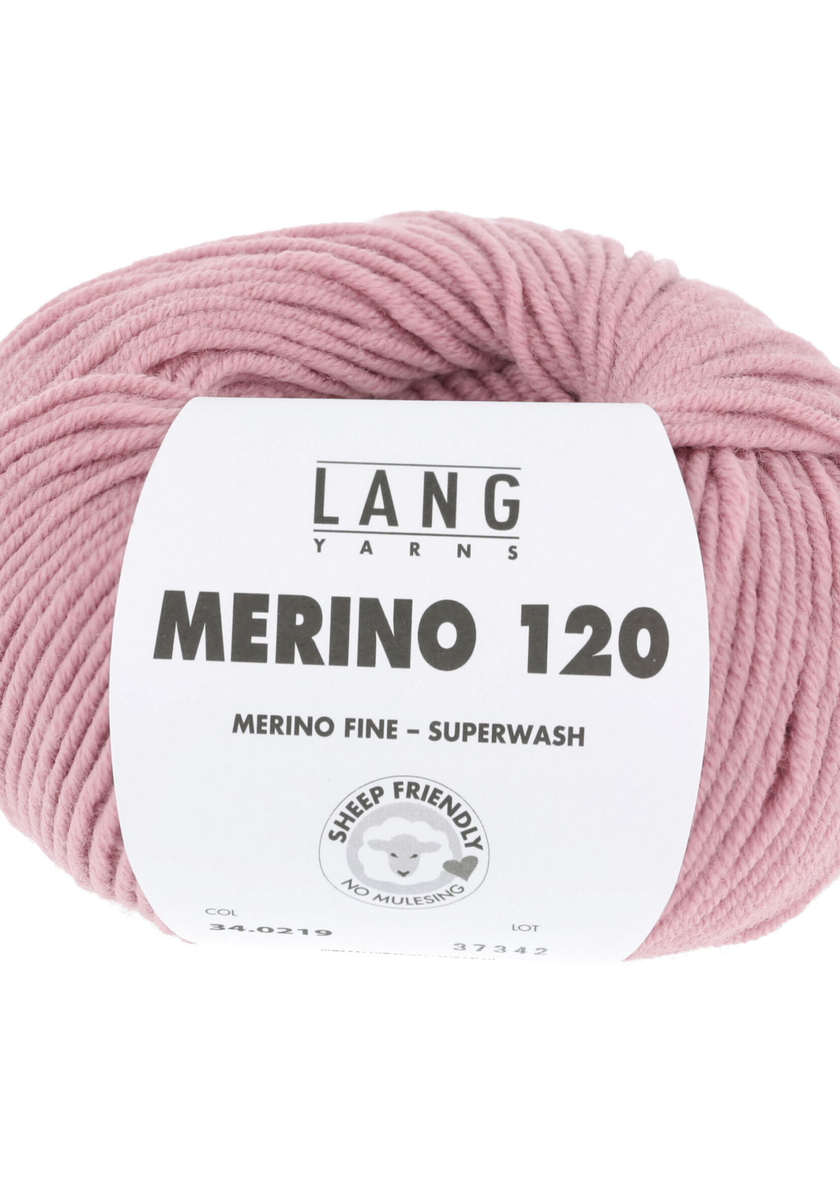 Lang Lang Yarns Merino 120 | 0219 rose