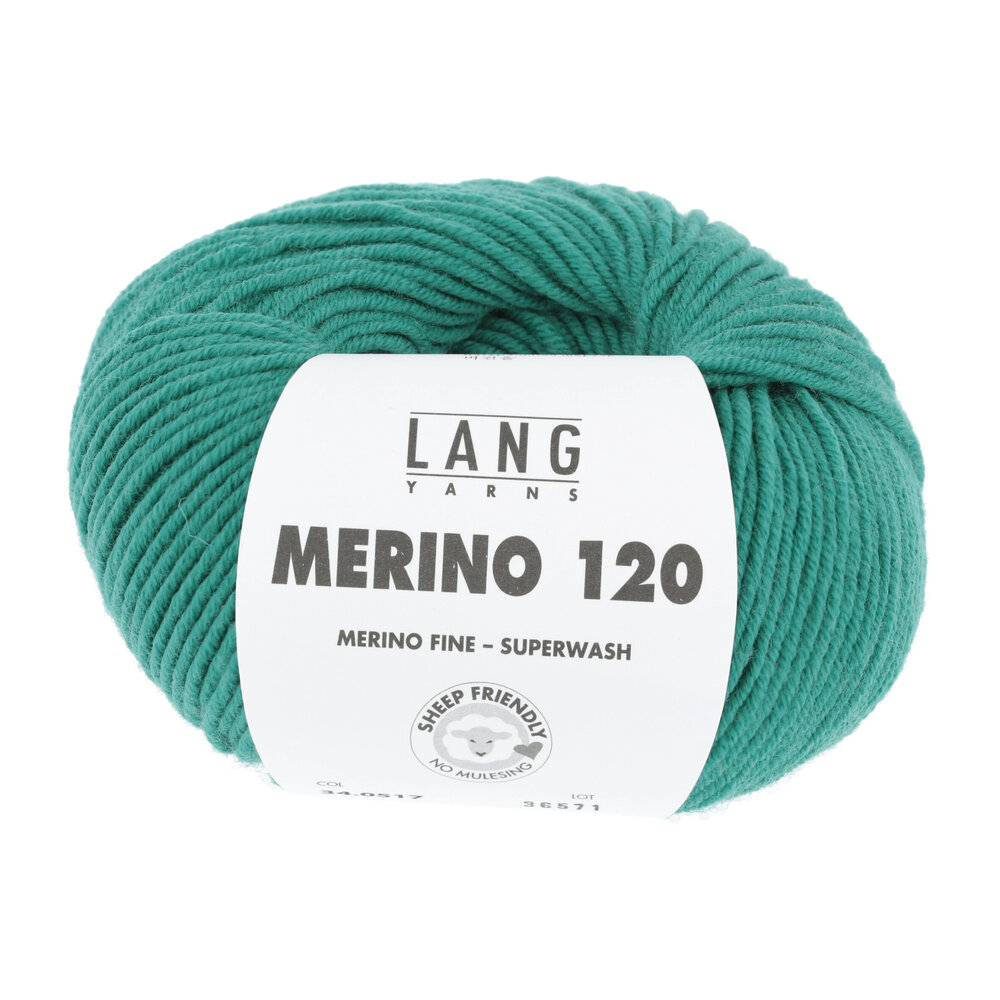 Lang Lang Yarns Merino 120 | 0517 smaragd Lang Lang Yarns Merino 120 | 0517 smaragd