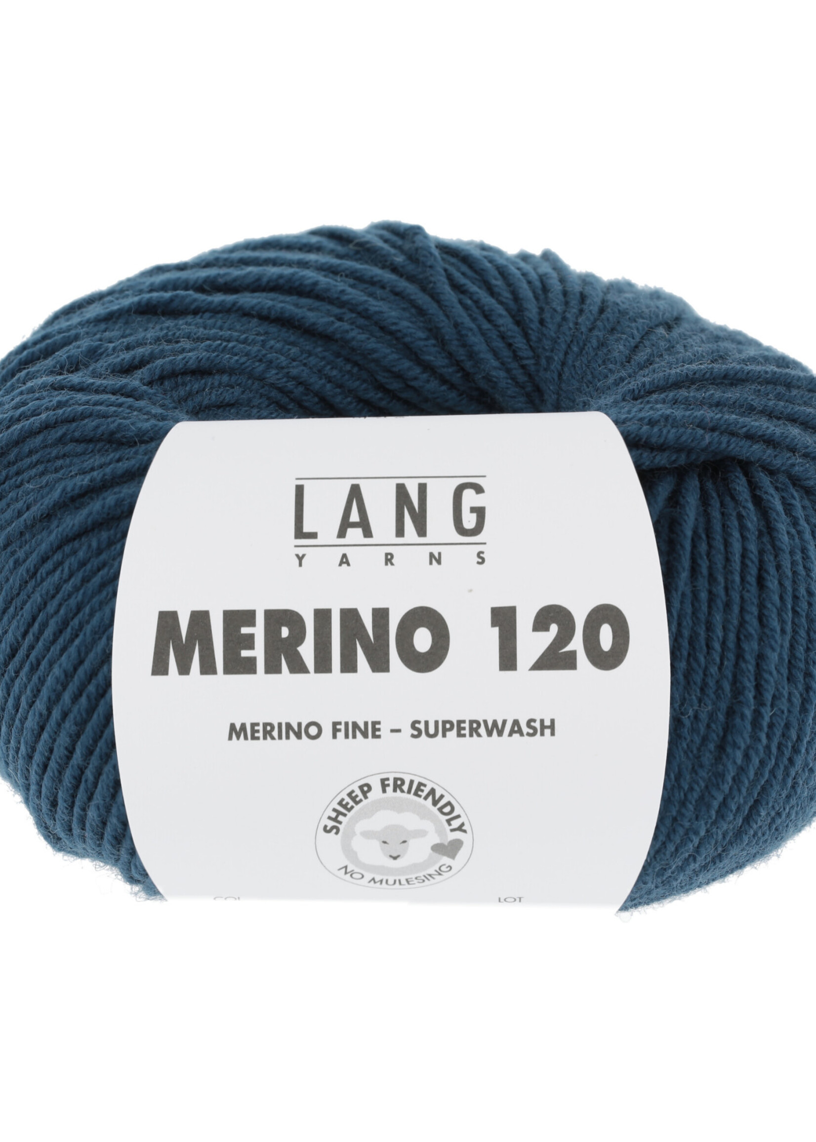 Lang Lang Yarns Merino 120 | 0133 staalblauw