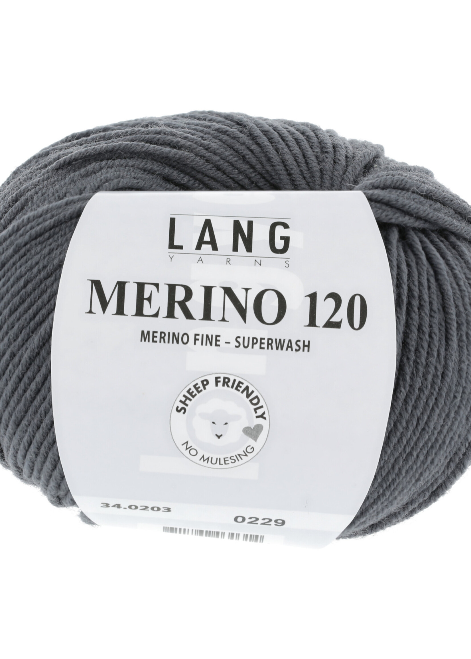 Lang Lang Yarns Merino 120 | 0203 steen grijs