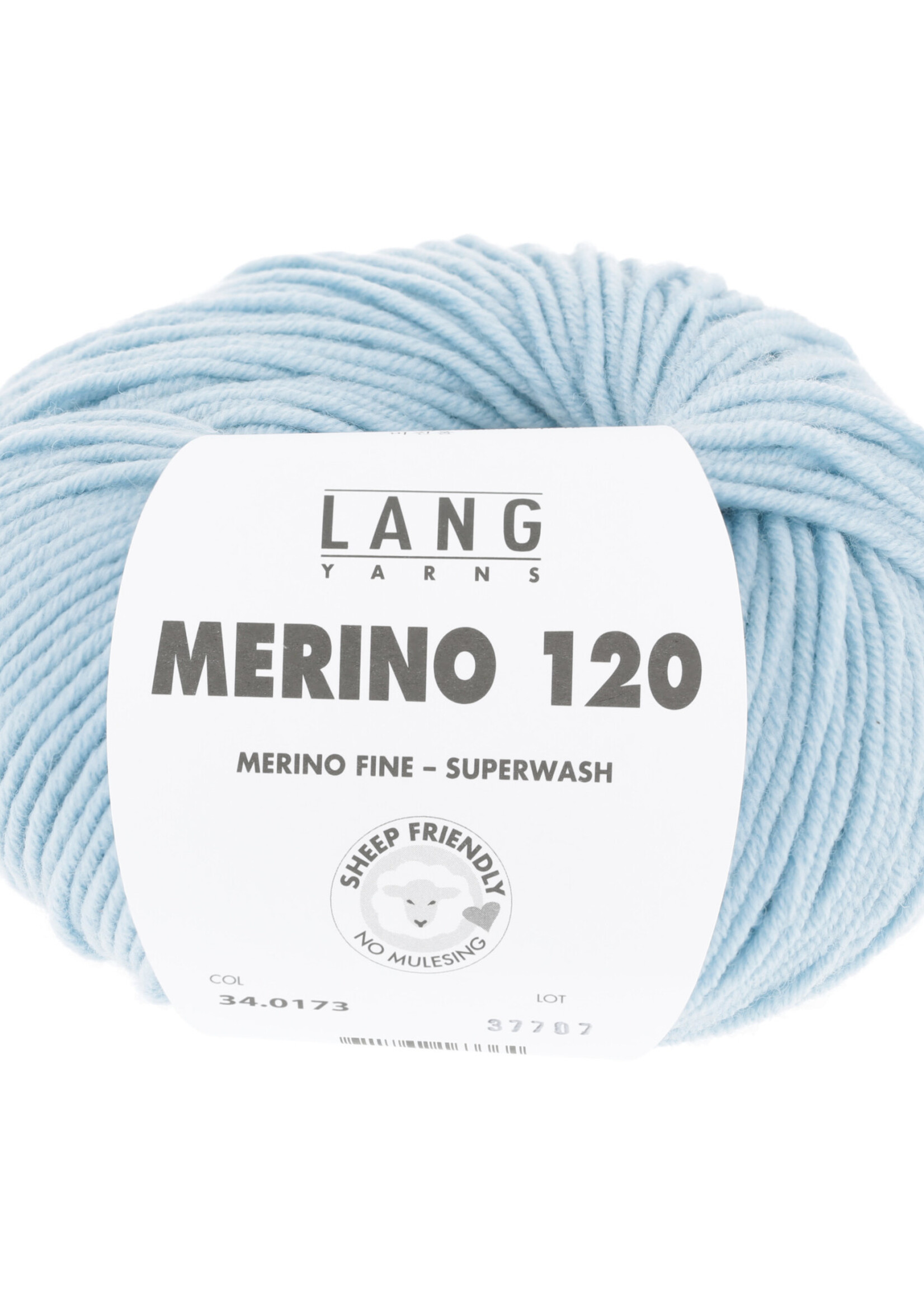 Lang Lang Yarns Merino 120 | 0173 ijsblauw