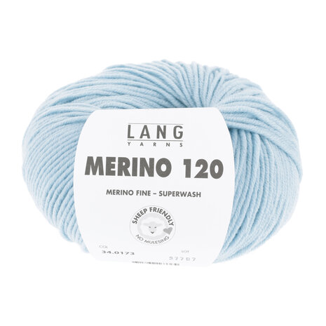 Lang Lang Yarns Merino 120 | 0173 ijsblauw