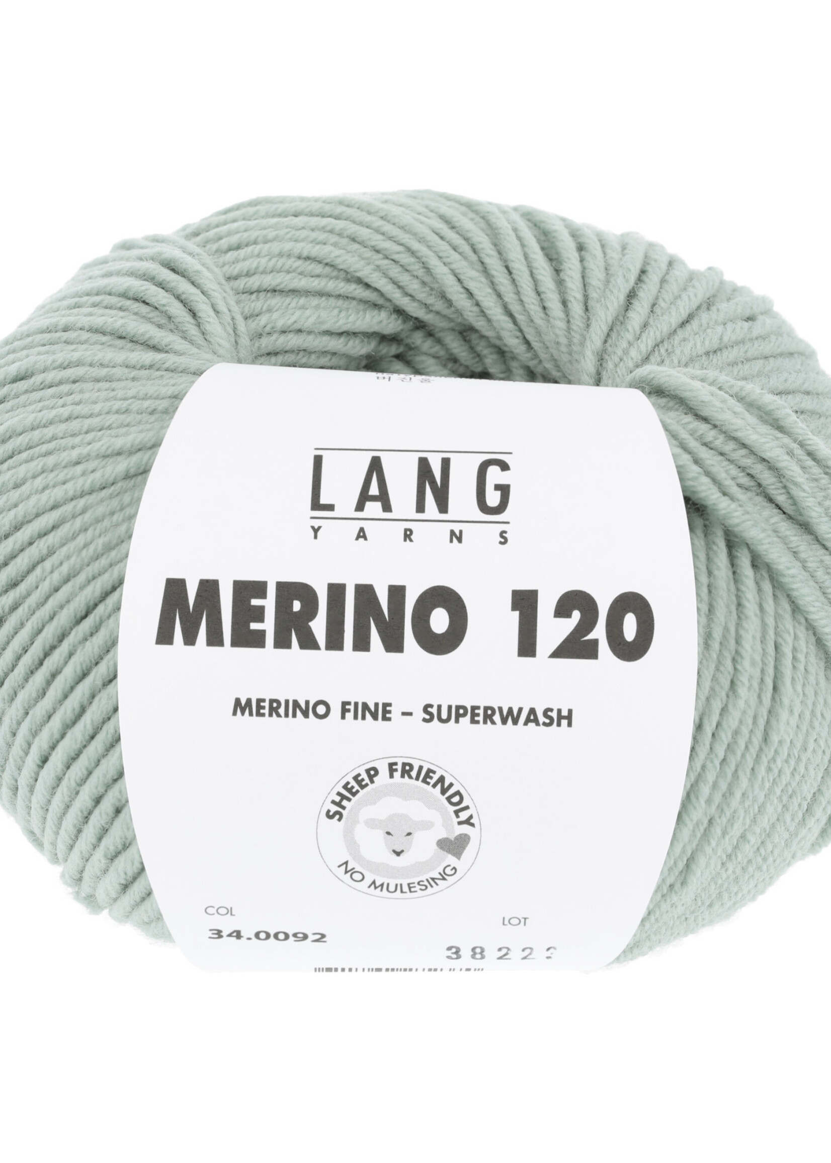 Lang Lang Yarns Merino 120 | 0092 licht groen