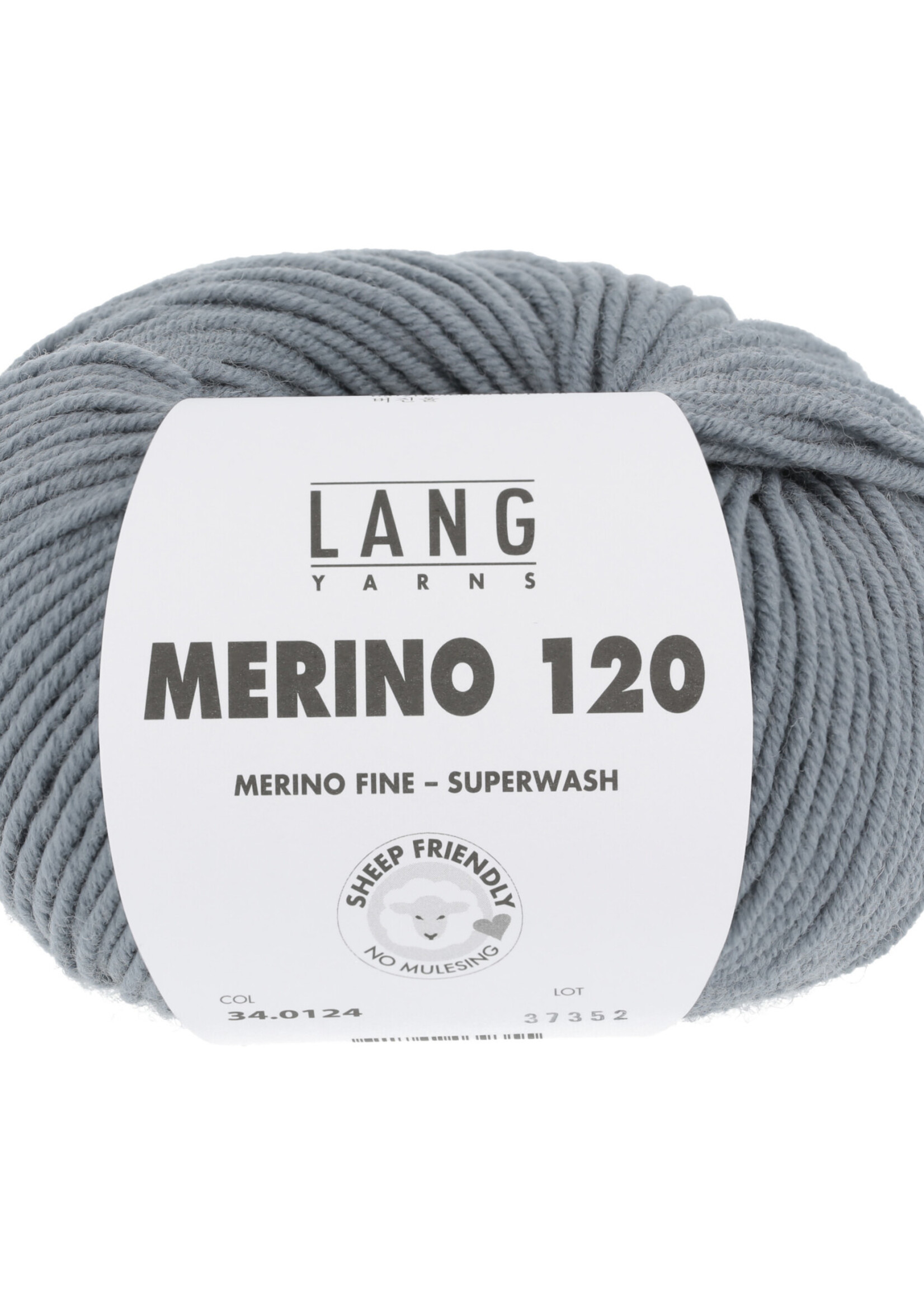 Lang Lang Yarns Merino 120 | 0124 muisgrijs