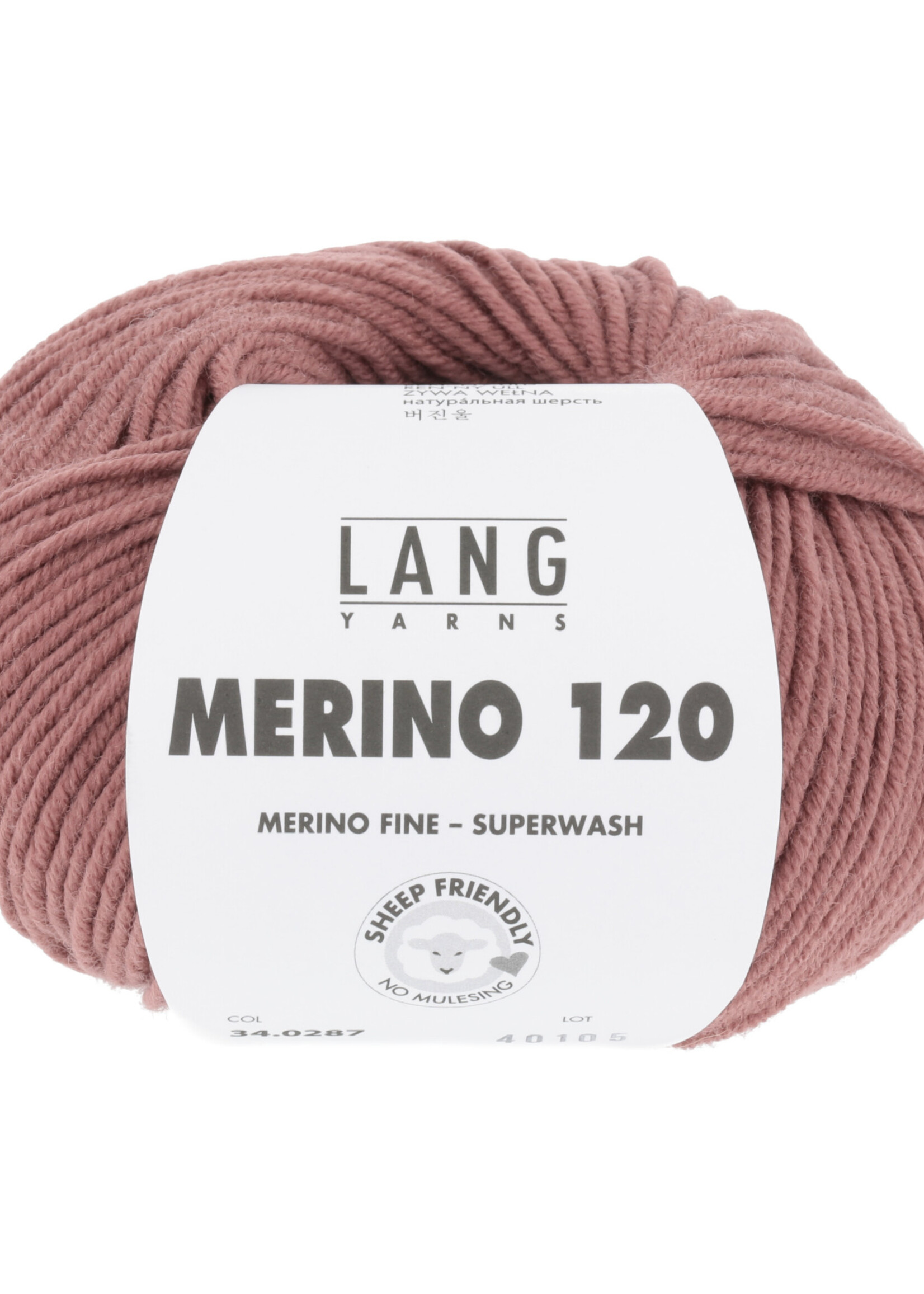Lang Lang Yarns Merino 120 | 0287 rozenhout