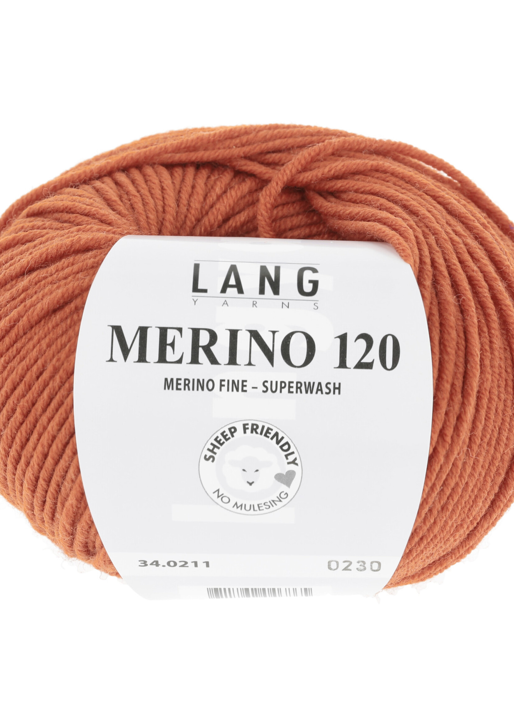 Lang Lang Yarns Merino 120 | 0211 steen bruin