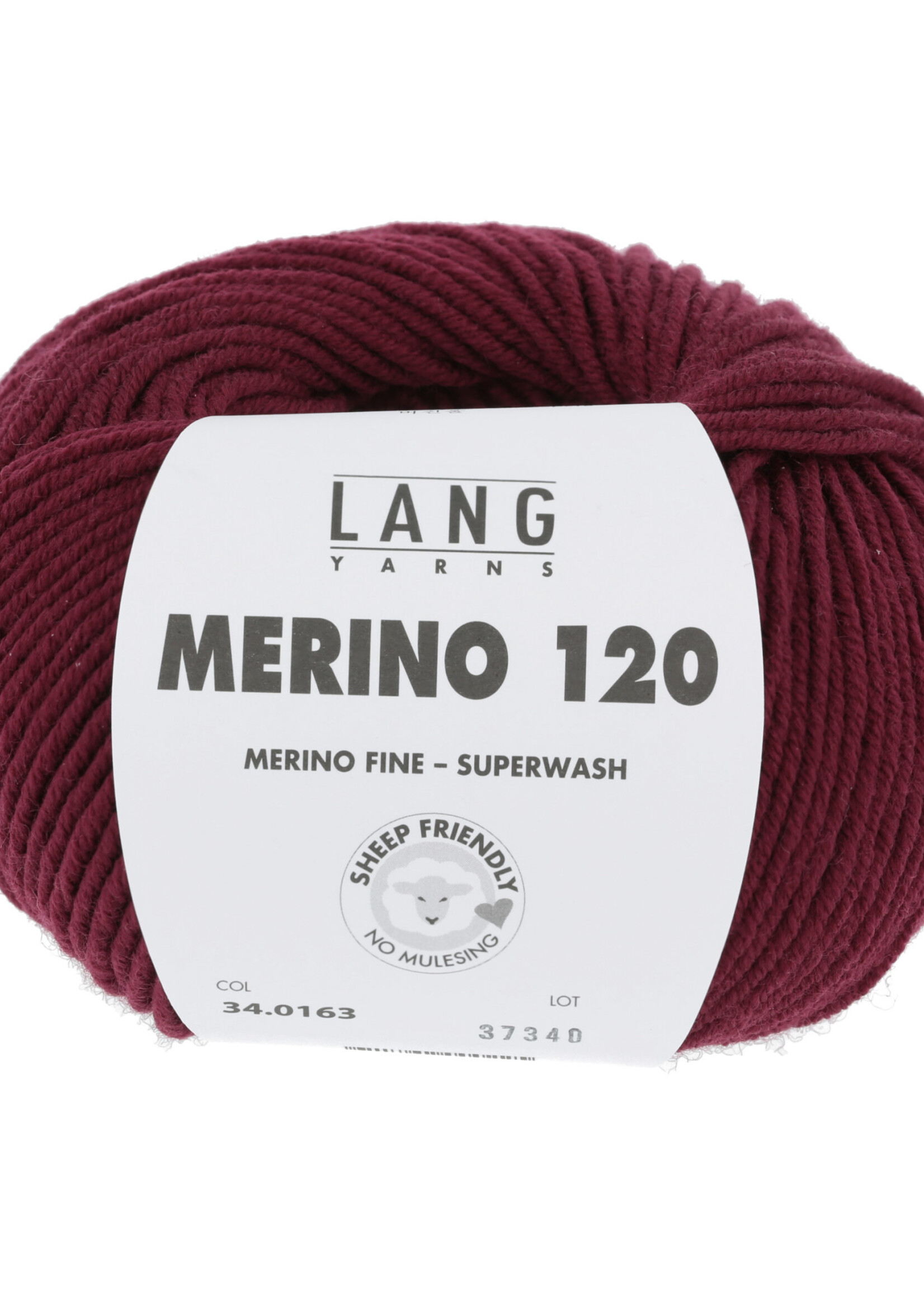 Lang Lang Yarns Merino 120 | 0163 donkerrood