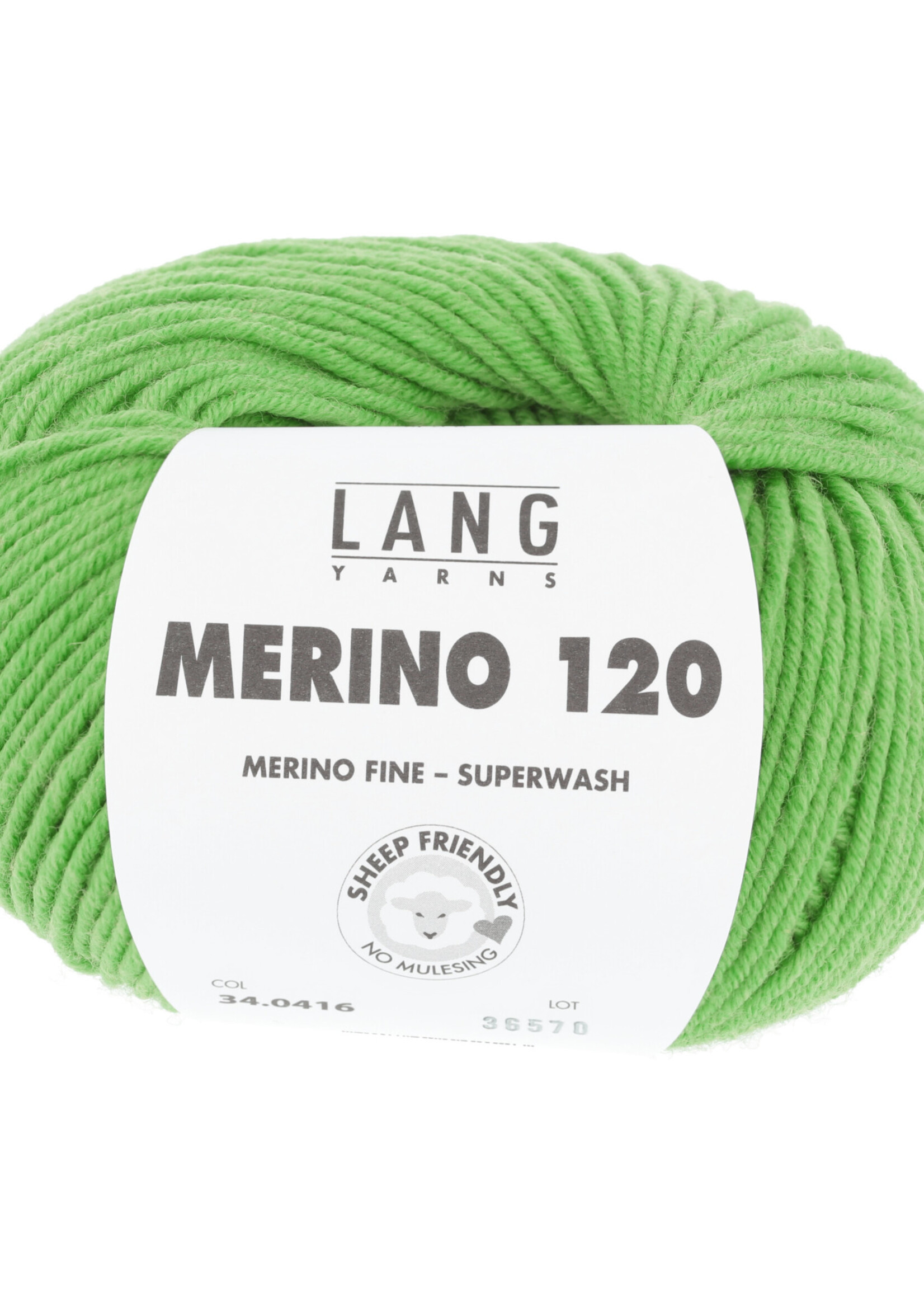 Lang Lang Yarns Merino 120 | 0416 licht groen