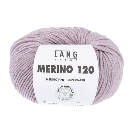 Lang Lang Yarns Merino 120 | 0109 mat roze Lang Lang Yarns Merino 120 | 0109 mat roze