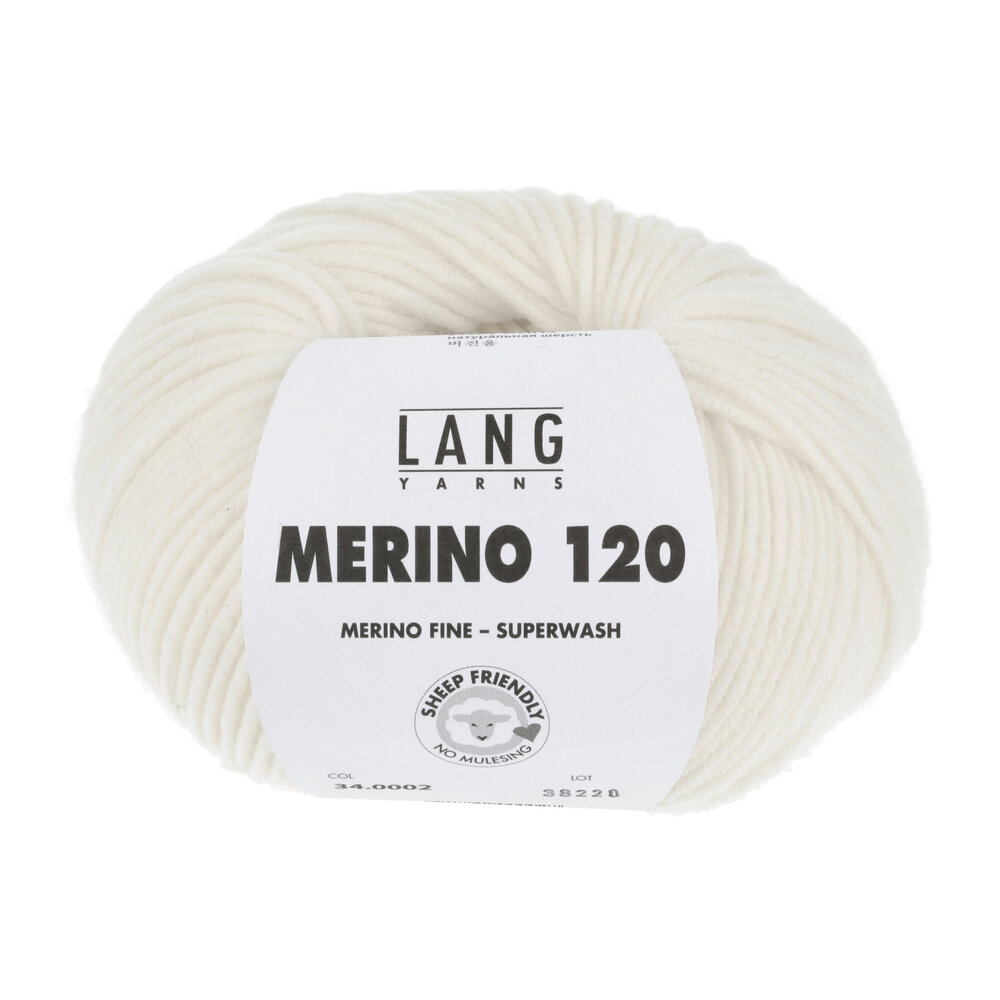 Lang Lang Yarns Merino 120 | 0002 naturel