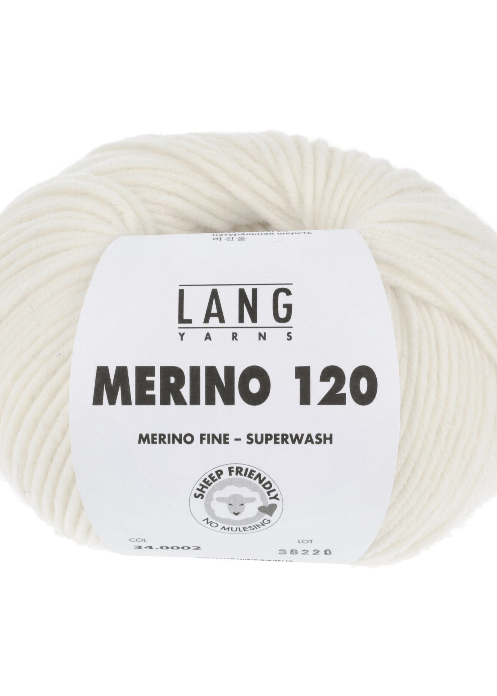 Lang Lang Yarns Merino 120 | 0002 naturel