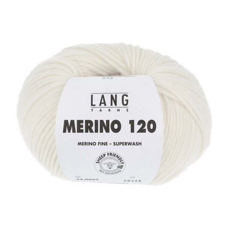 Lang Lang Yarns Merino 120 | 0002 naturel