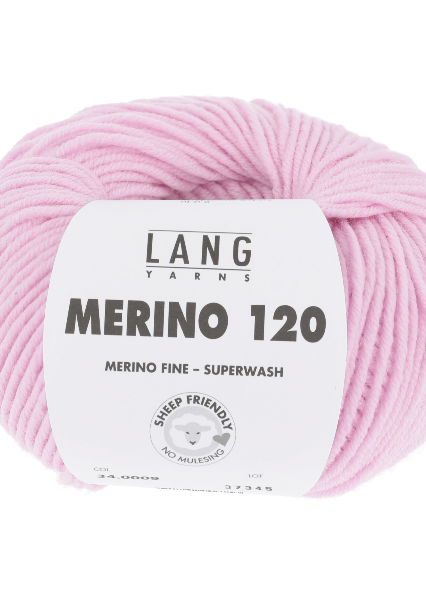 Lang Lang Yarns Merino 120 | 0009 roze