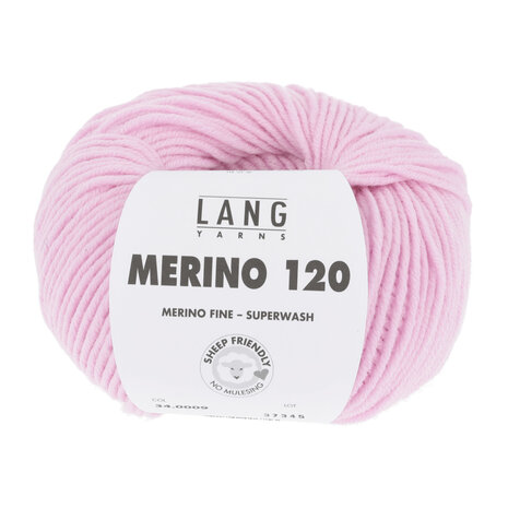 Lang Lang Yarns Merino 120 | 0009 roze Lang Lang Yarns Merino 120 | 0009 roze