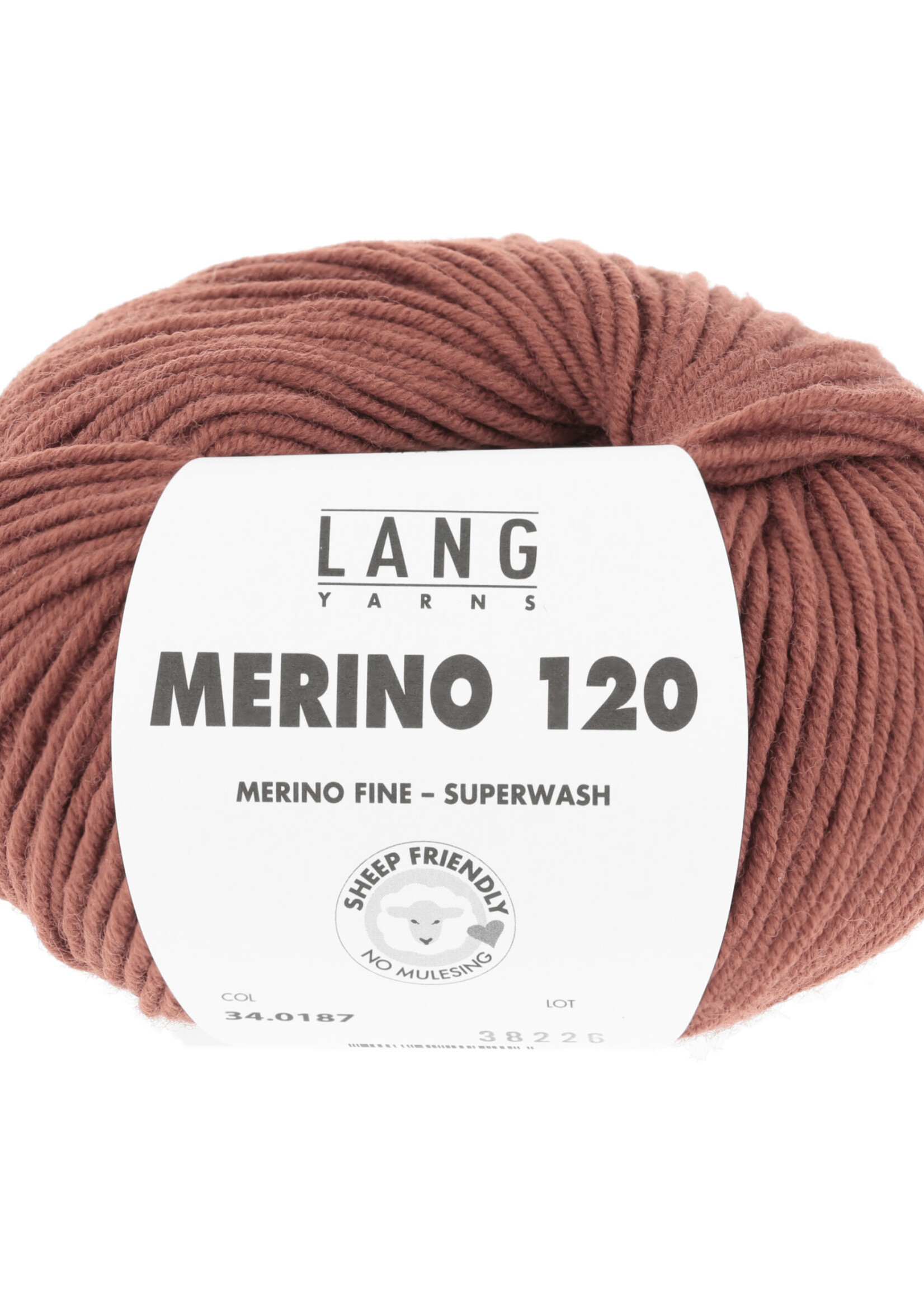 Lang Lang Yarns Merino 120 | 0187 donker steen