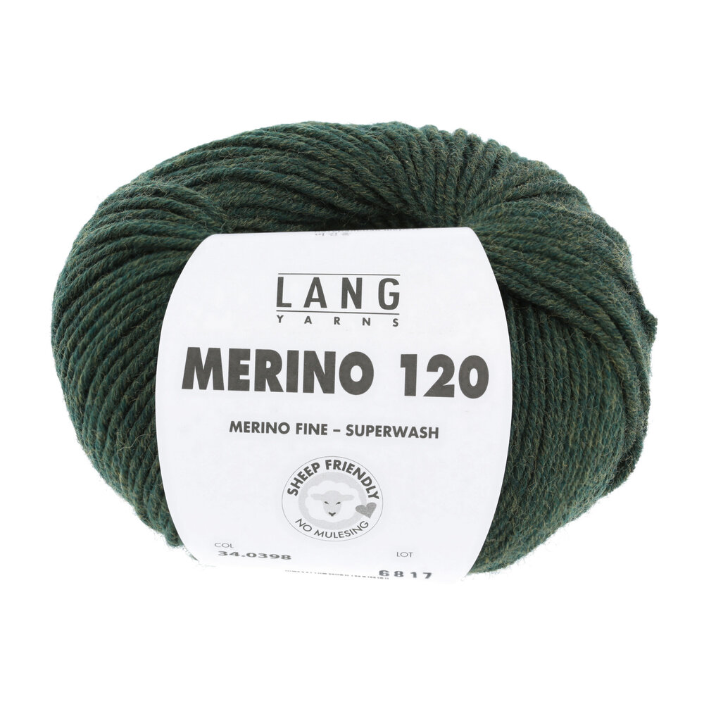Lang Lang Yarns Merino 120 | 0398 olijf chante claire Lang Lang Yarns Merino 120 | 0398 olijf chante claire