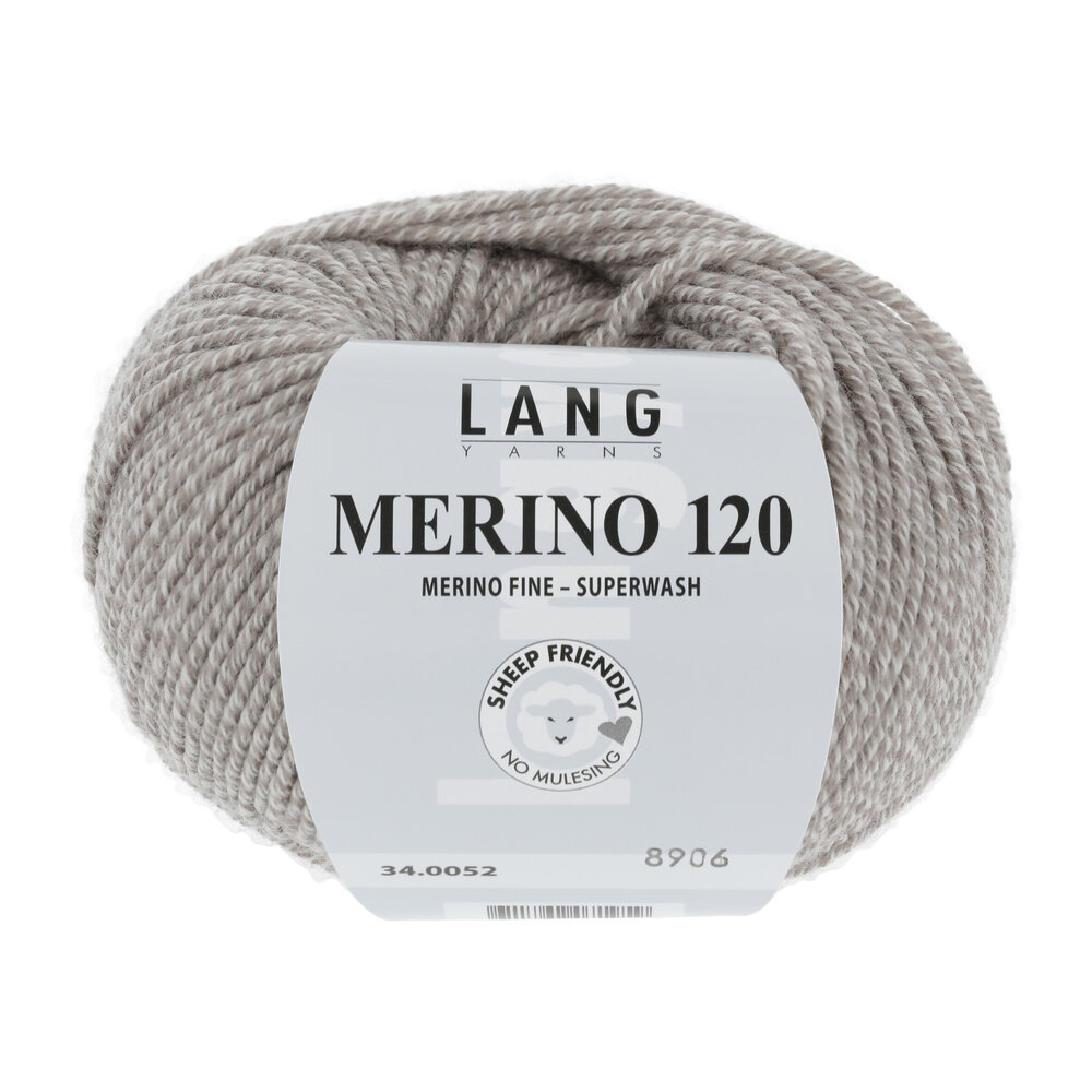 Lang Lang Yarns Merino 120 | 0052 wit/beige mouline Lang Lang Yarns Merino 120 | 0052 wit/beige mouline