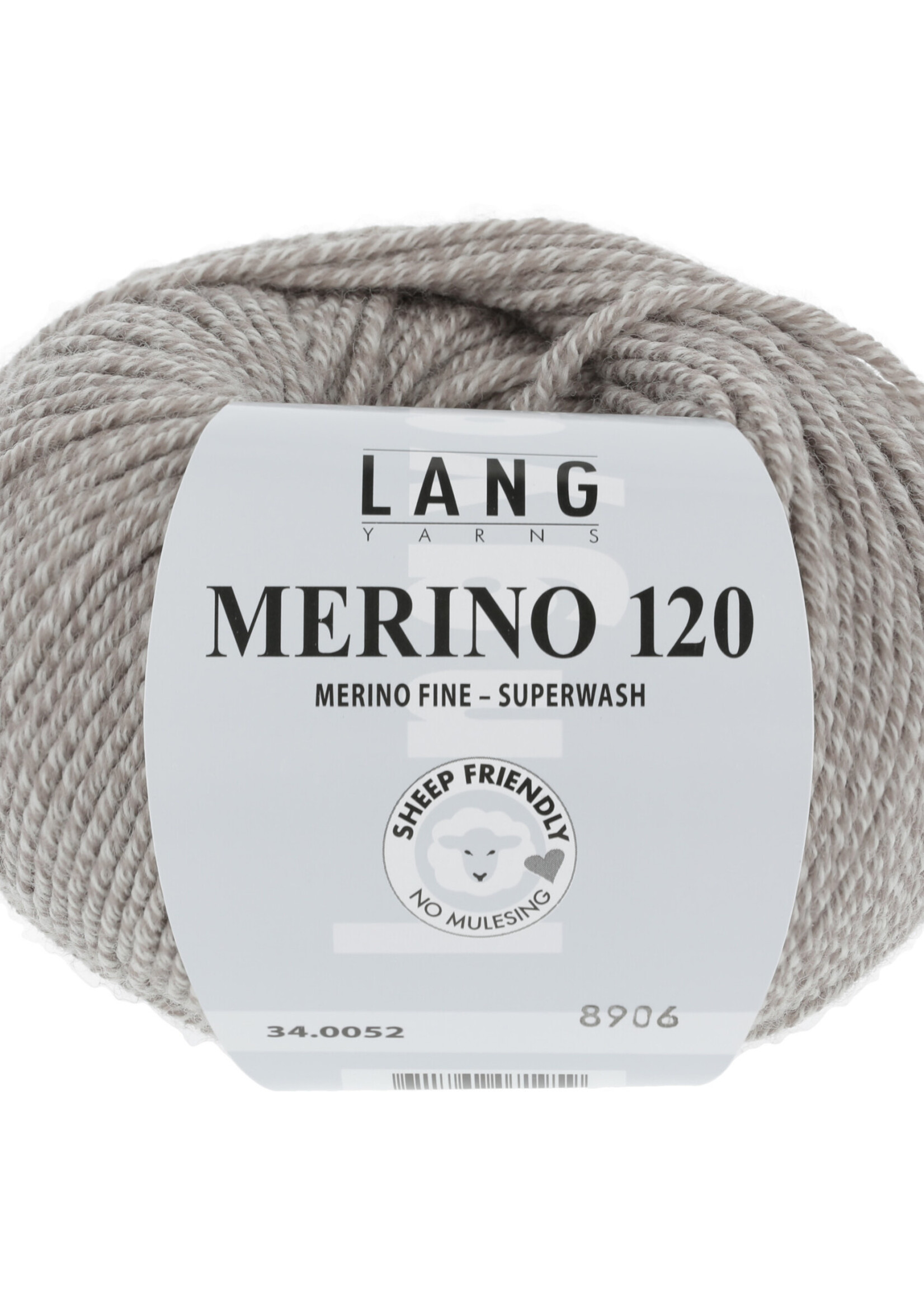 Lang Lang Yarns Merino 120 | 0052 wit/beige mouline