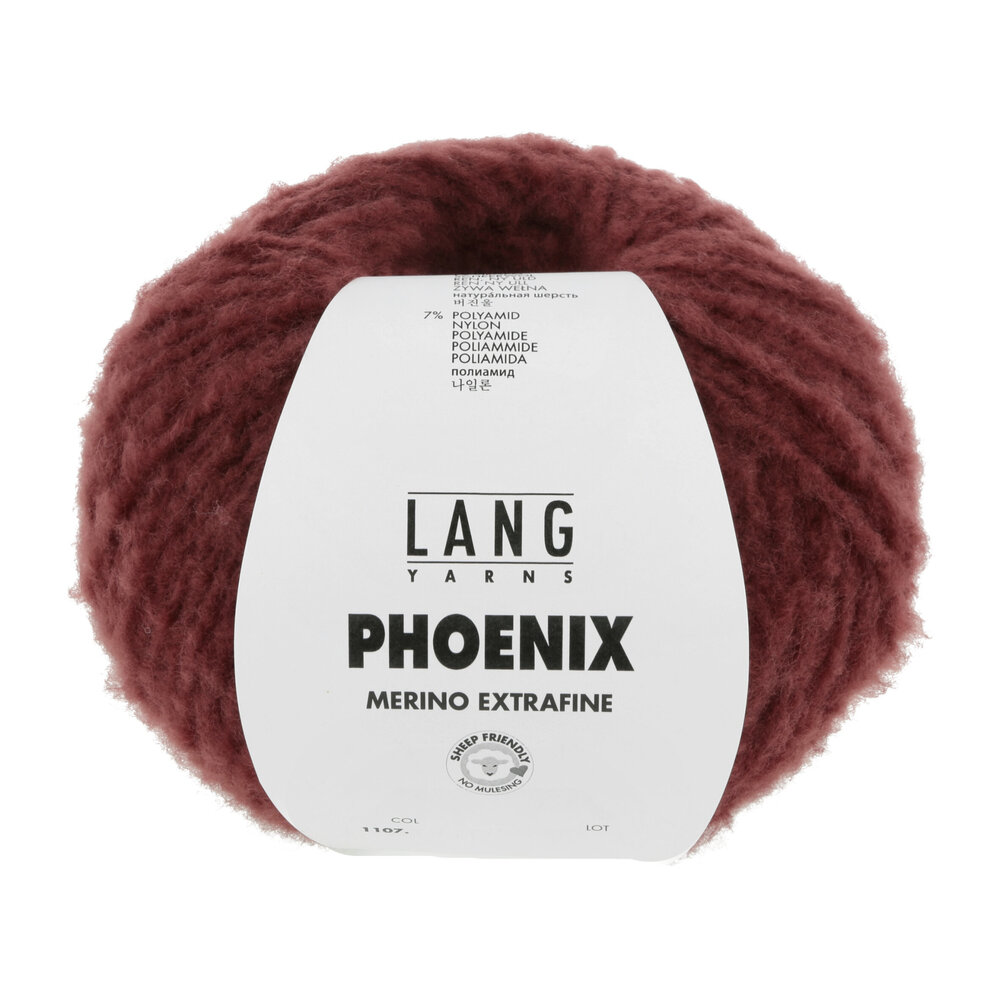 Lang Lang Yarns Phoenix | 0064 bordeaux Lang Lang Yarns Phoenix | 0064 bordeaux