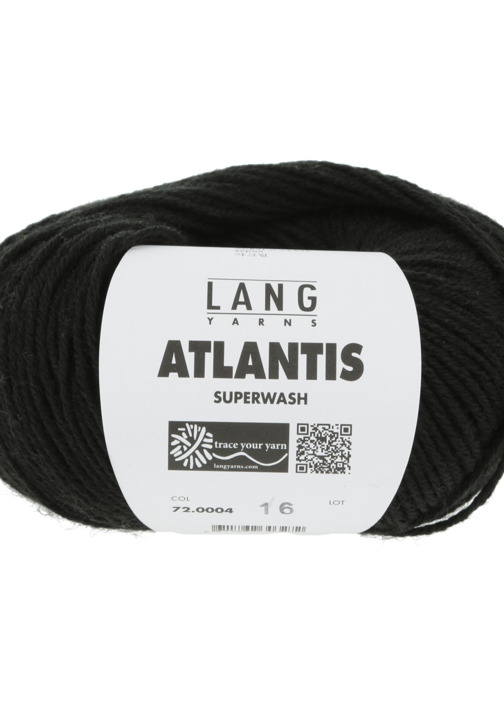 Lang Lang Yarns Atlantis | 0004 zwart