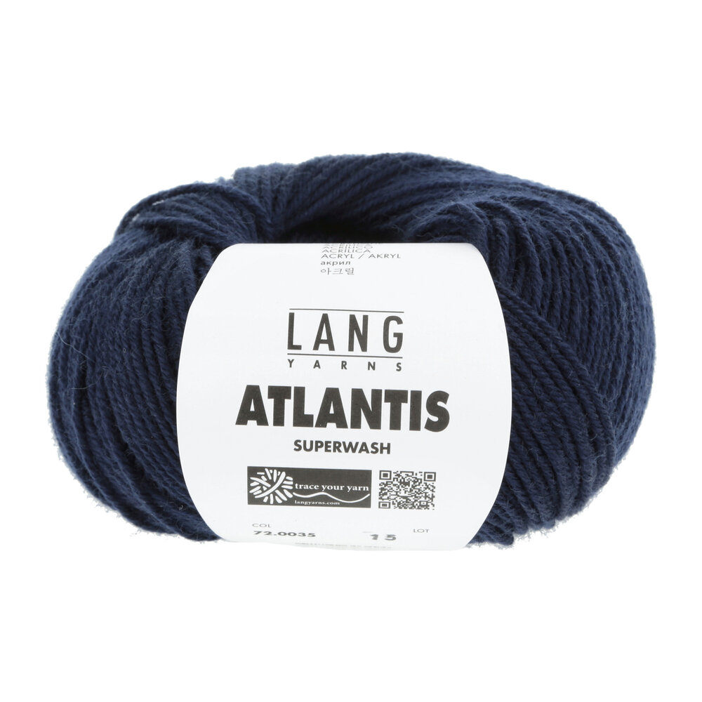 Lang Lang Yarns Atlantis | 0035 donker blauw Lang Lang Yarns Atlantis | 0035 donker blauw