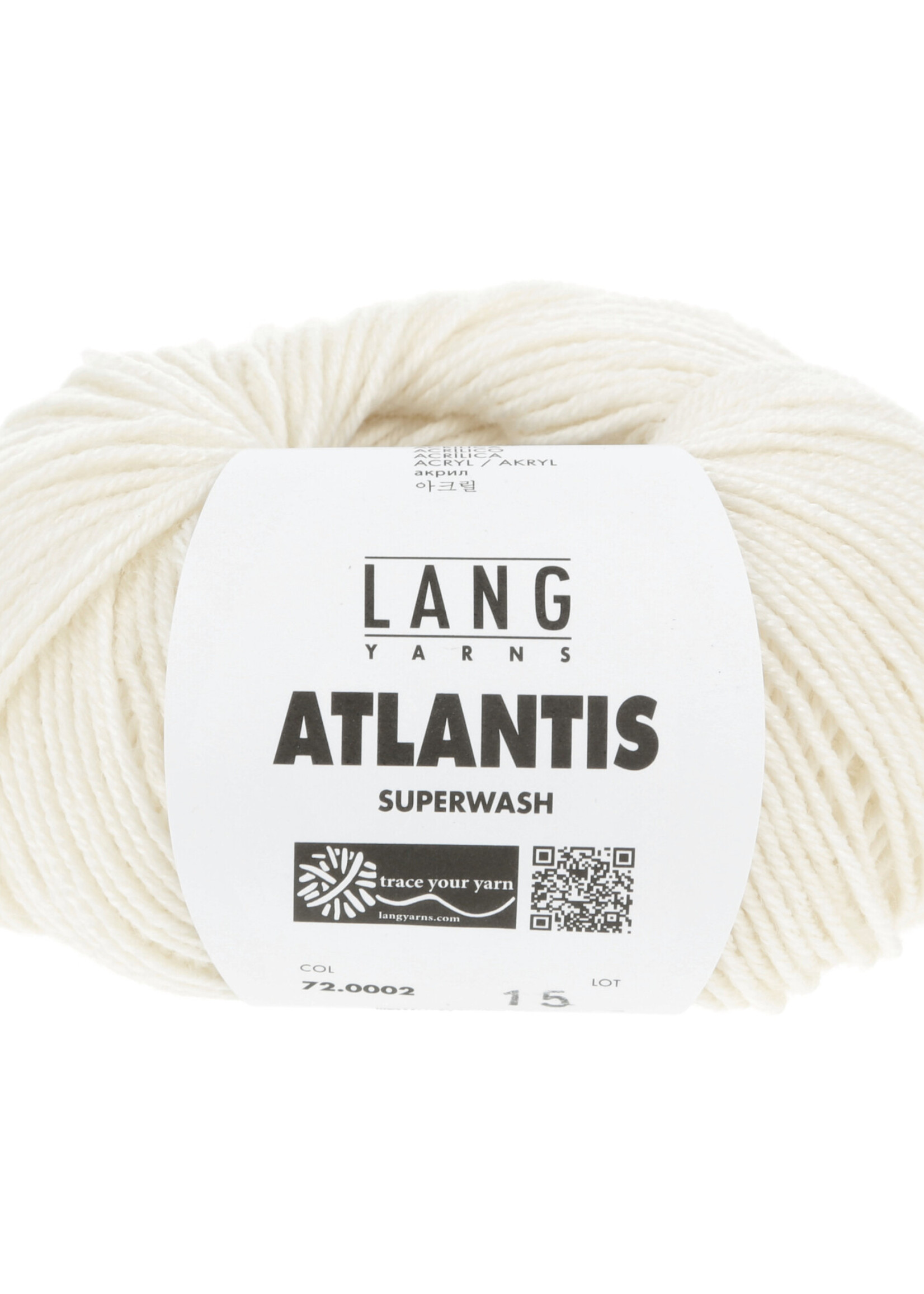 Lang Lang Yarns Atlantis | 0002 gebroken wit