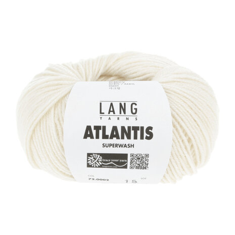 Lang Lang Yarns Atlantis | 0002 gebroken wit Lang Lang Yarns Atlantis | 0002 gebroken wit