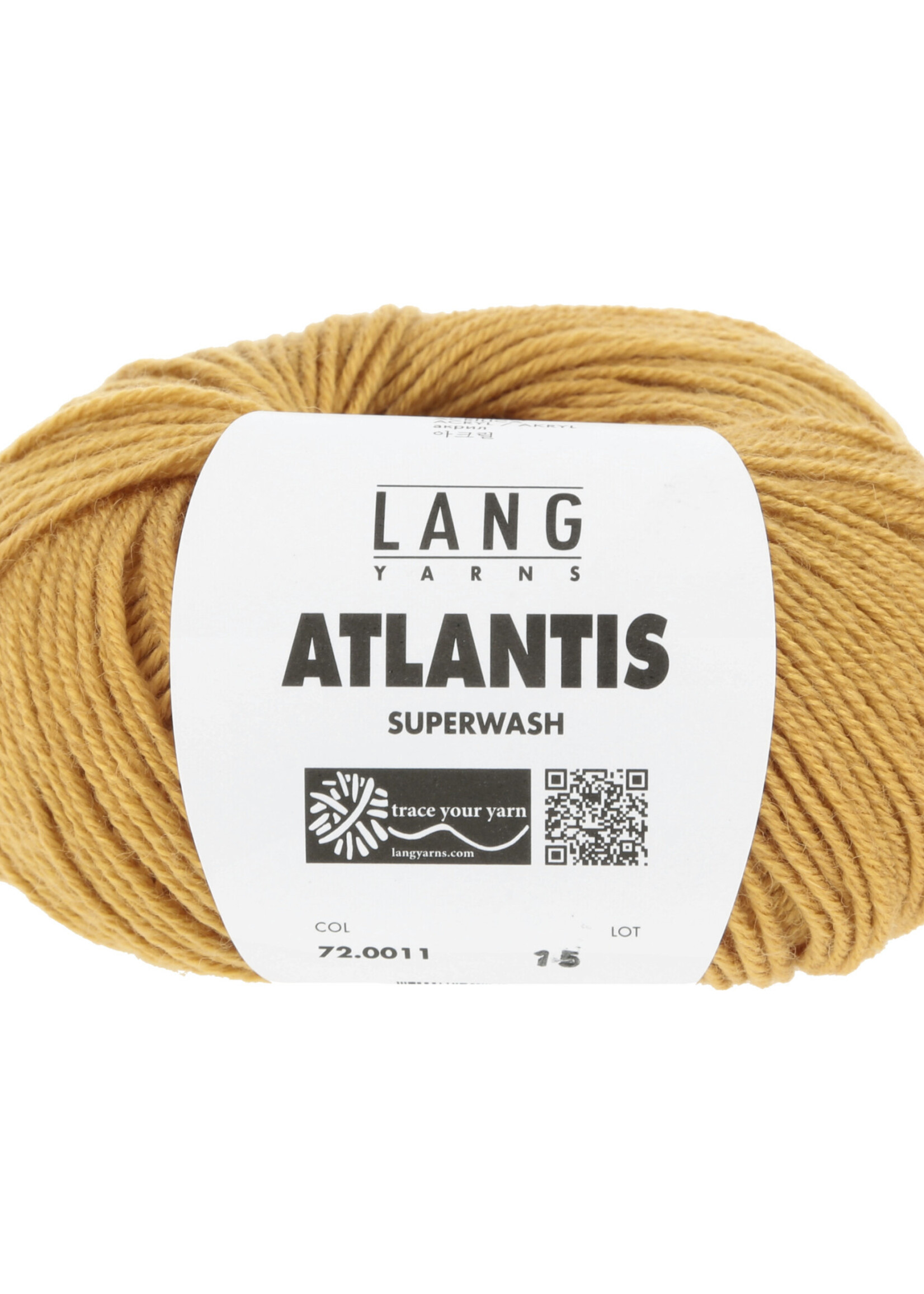 Lang Lang Yarns Atlantis | 0011 oker geel