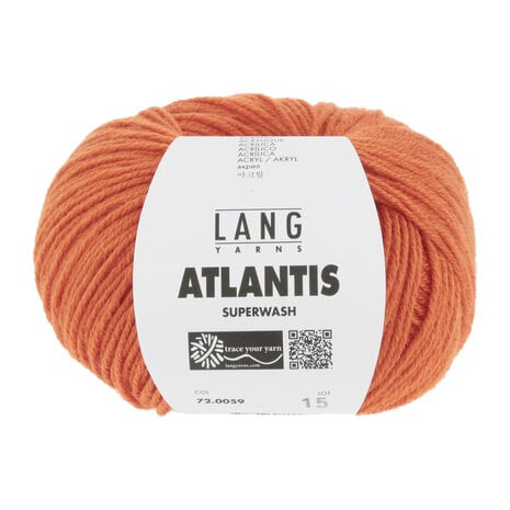 Lang Lang Yarns Atlantis | 0059 oranje Lang Lang Yarns Atlantis | 0059 oranje