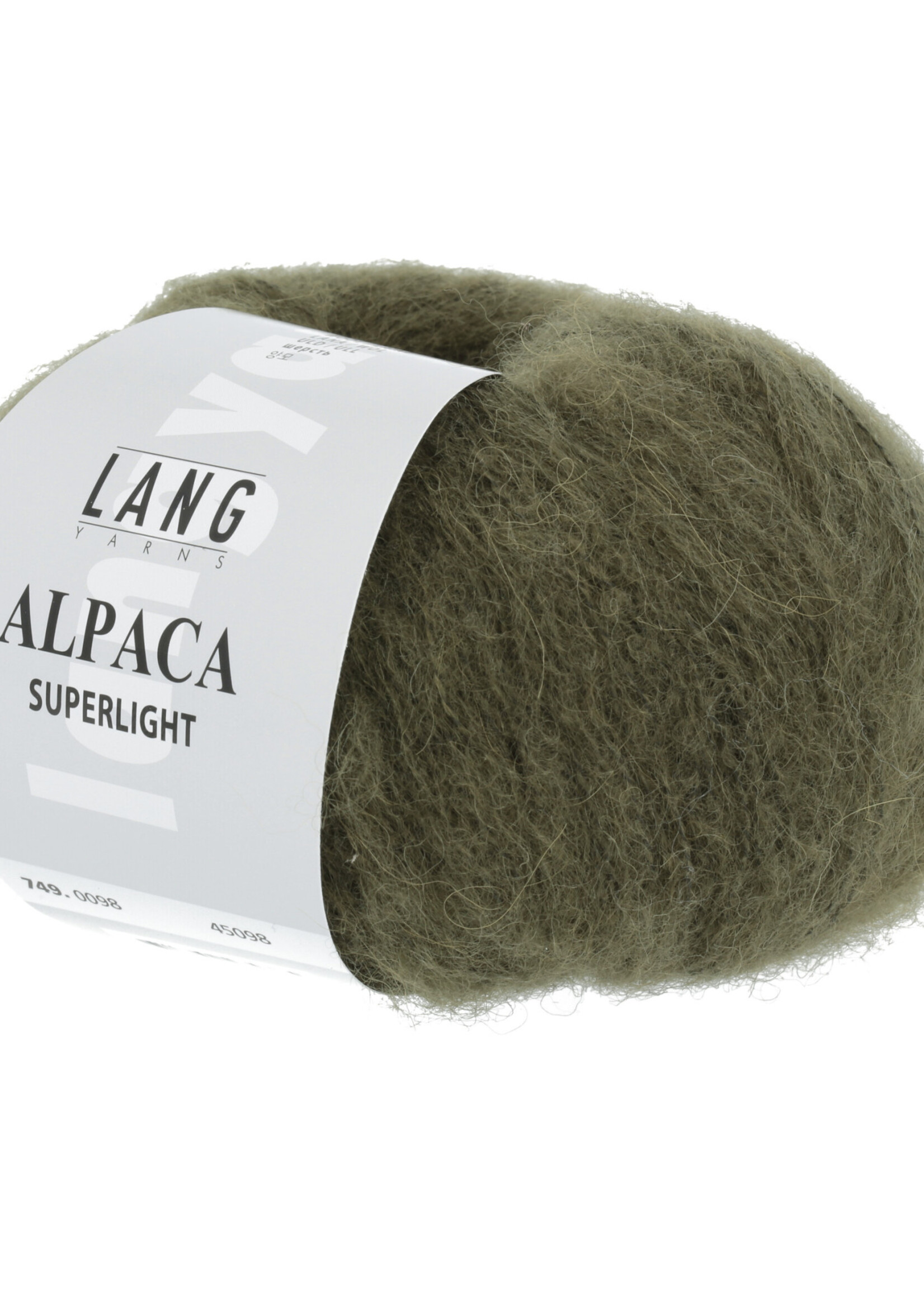 Lang Lang Yarns Alpaca Superlight | 0098 donker olijf