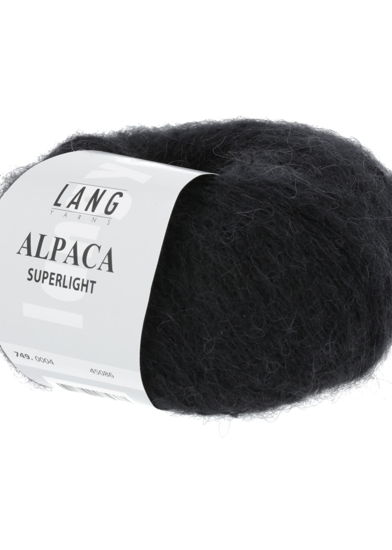 Lang Lang Yarns Alpaca Superlight | 0004 zwart