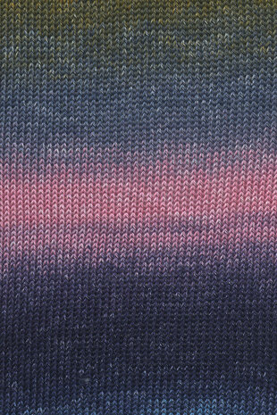 Lang Lang Yarns Quattro Degradé | 0010 blauw/oker/roze Lang Lang Yarns Quattro Degradé | 0010 blauw/oker/roze