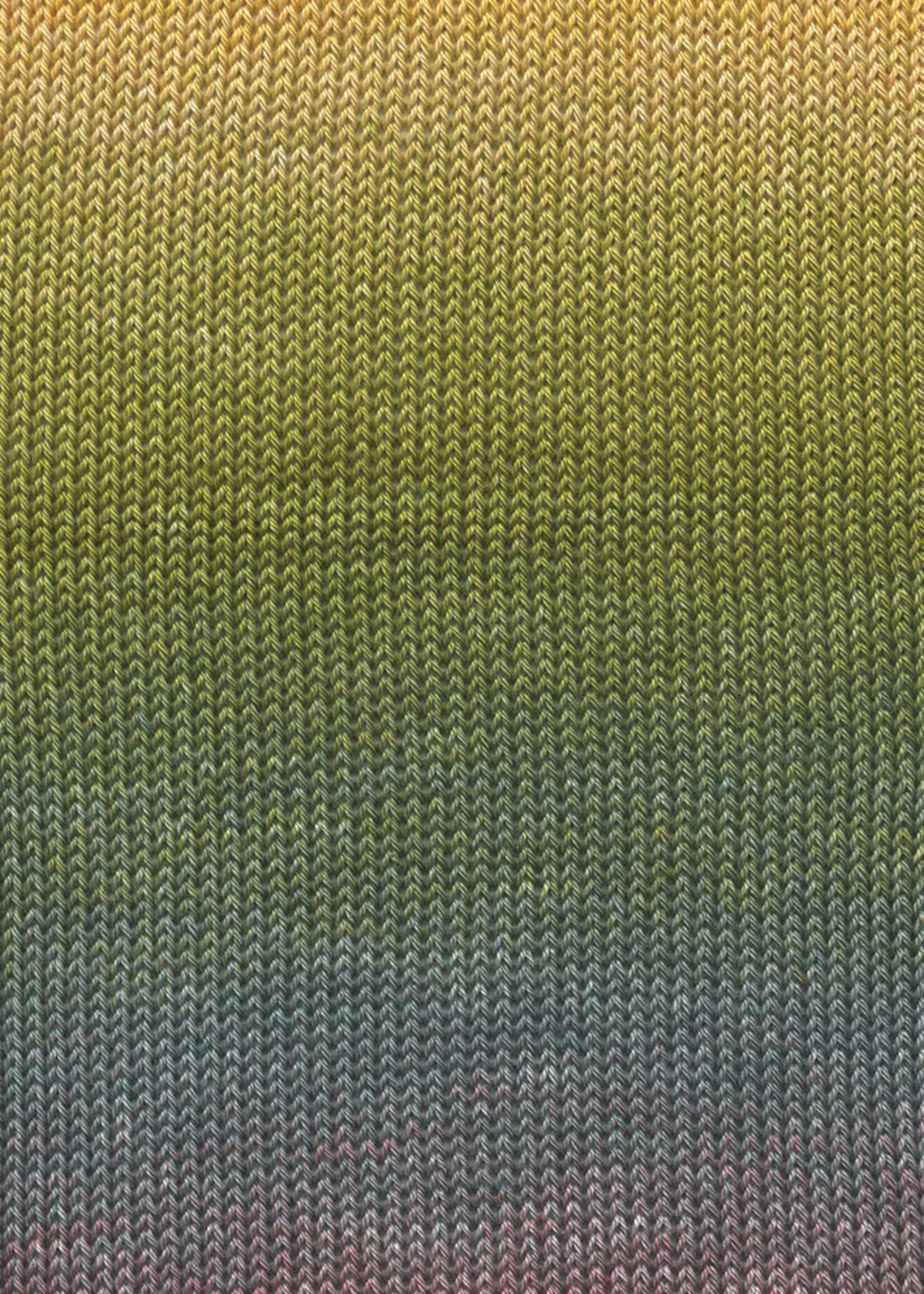 Lang Lang Yarns Quattro Degradé | 0007 geel/groen/oudroze