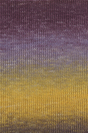 Lang Lang Yarns Quattro Degradé | 0001 lila/geel Lang Lang Yarns Quattro Degradé | 0001 lila/geel