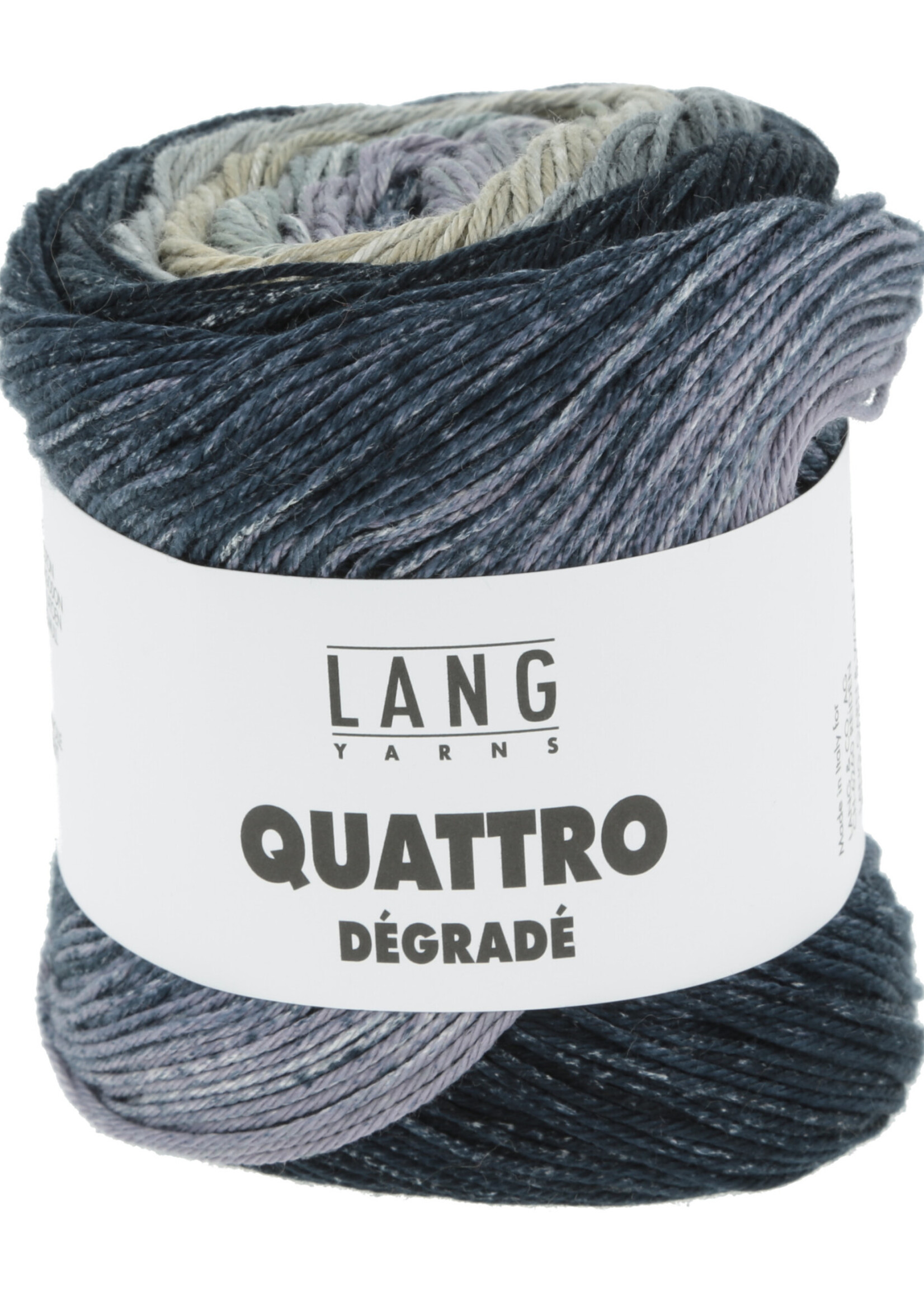 Lang Lang Yarns Quattro Degradé | 0004 marine/lila/groen