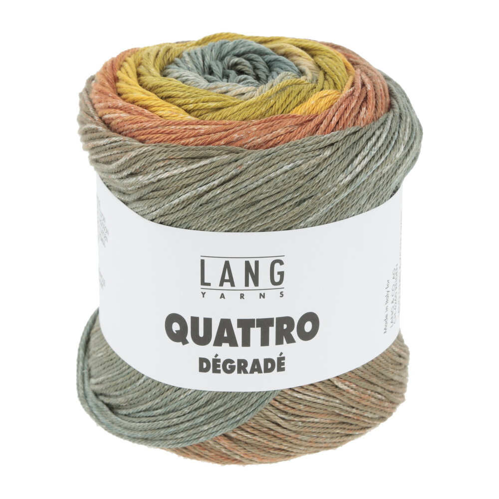 Lang Lang Yarns Quattro Degradé | 0003 nougat/geel/olijf Lang Lang Yarns Quattro Degradé | 0003 nougat/geel/olijf