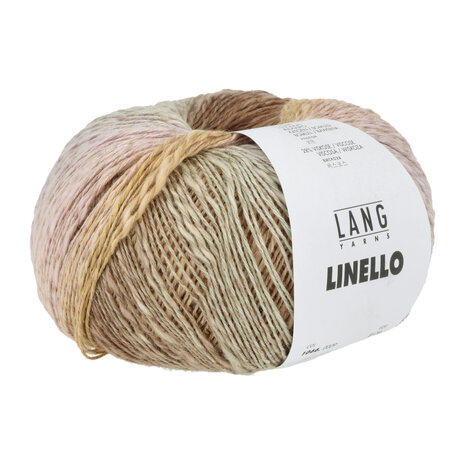 Lang Lang Yarns Linello | 0009 roze/mosterd/bruin Lang Lang Yarns Linello | 0009 roze/mosterd/bruin