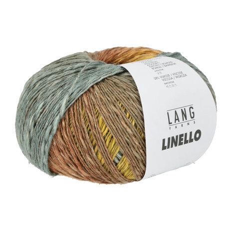 Lang Lang Yarns Linello | 0115 nougat/geel/olijf Lang Lang Yarns Linello | 0115 nougat/geel/olijf