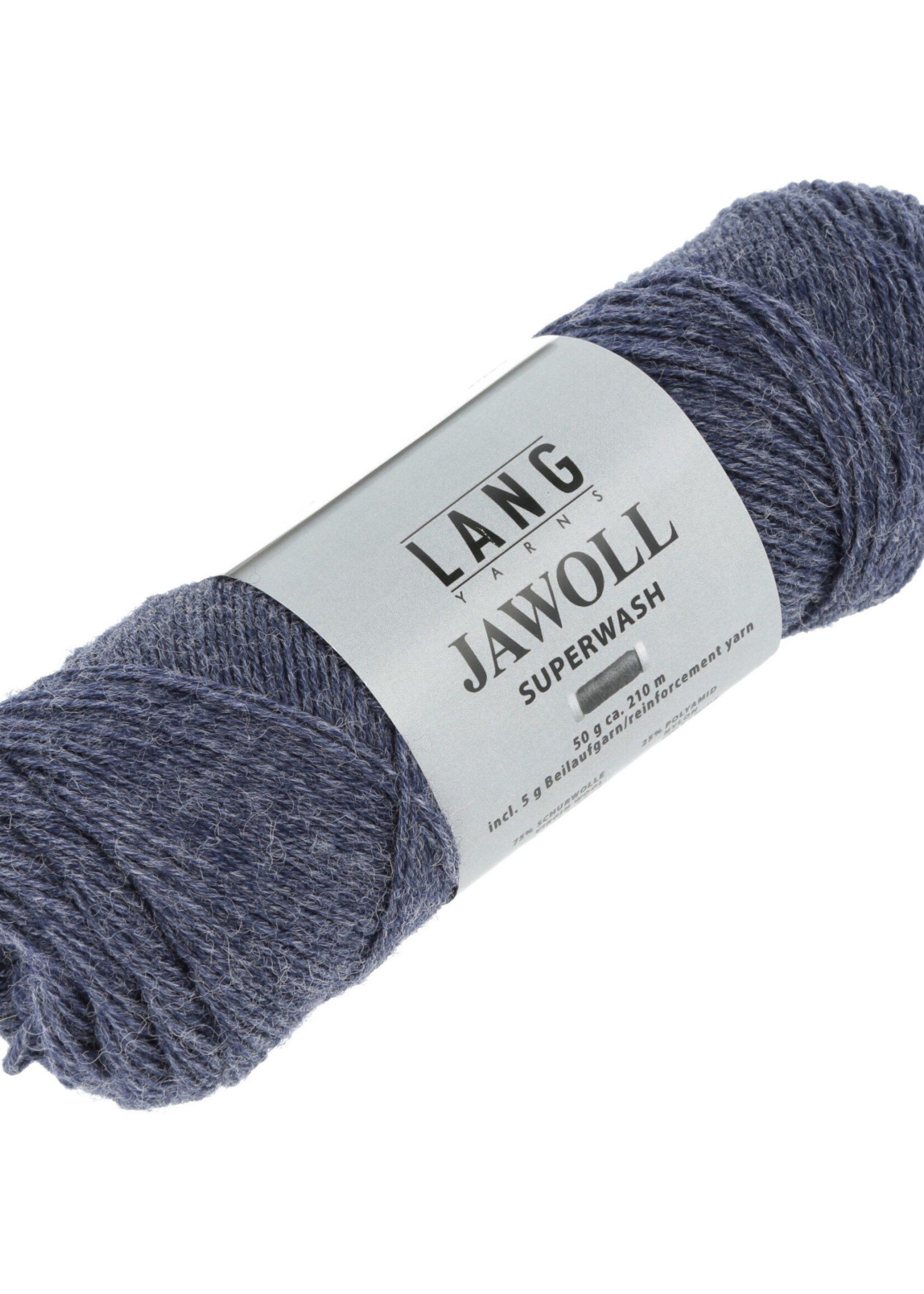 Lang Lang Yarns Jawoll | 0069 blauw gemeleerd