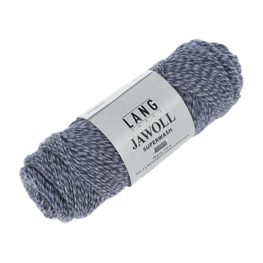 Lang Lang Yarns Jawoll | 0258 blauw jeans mouline Lang Lang Yarns Jawoll | 0258 blauw jeans mouline