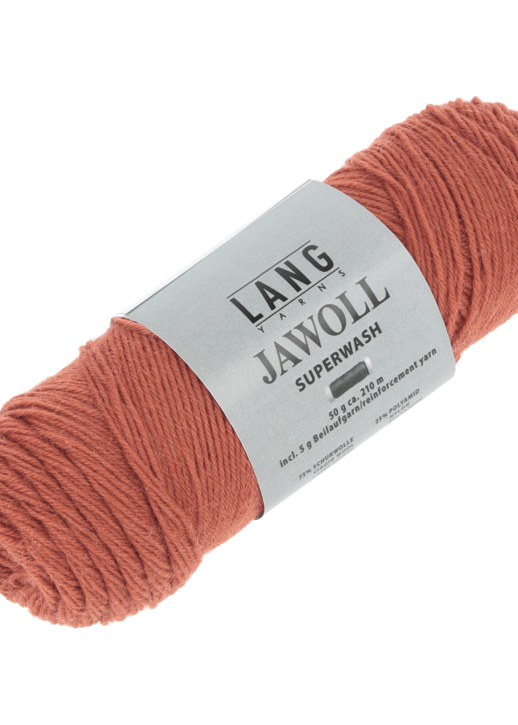 Lang Lang Yarns Jawoll | 0275 bruin oranje