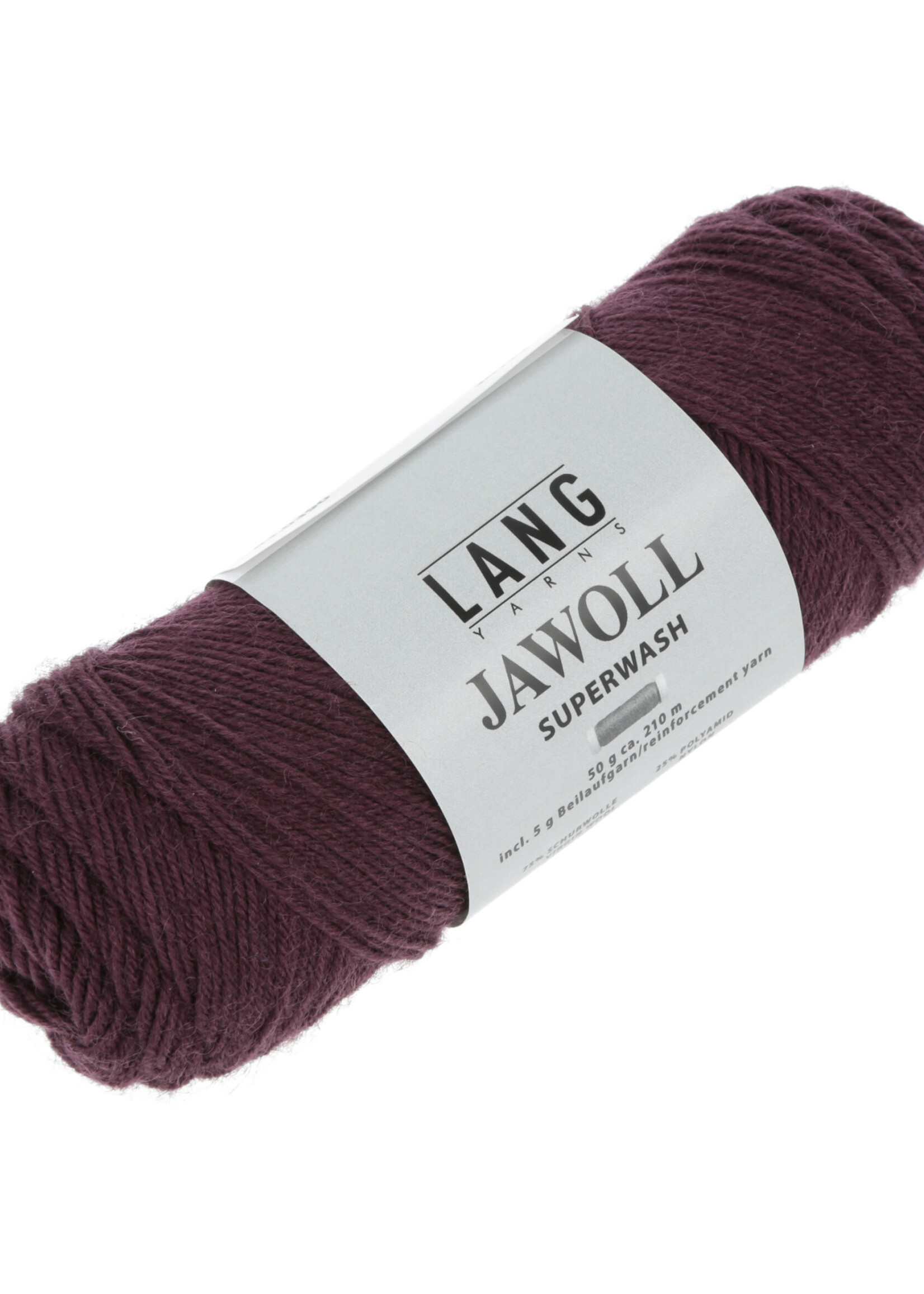 Lang Lang Yarns Jawoll | 0390 donker aubergine