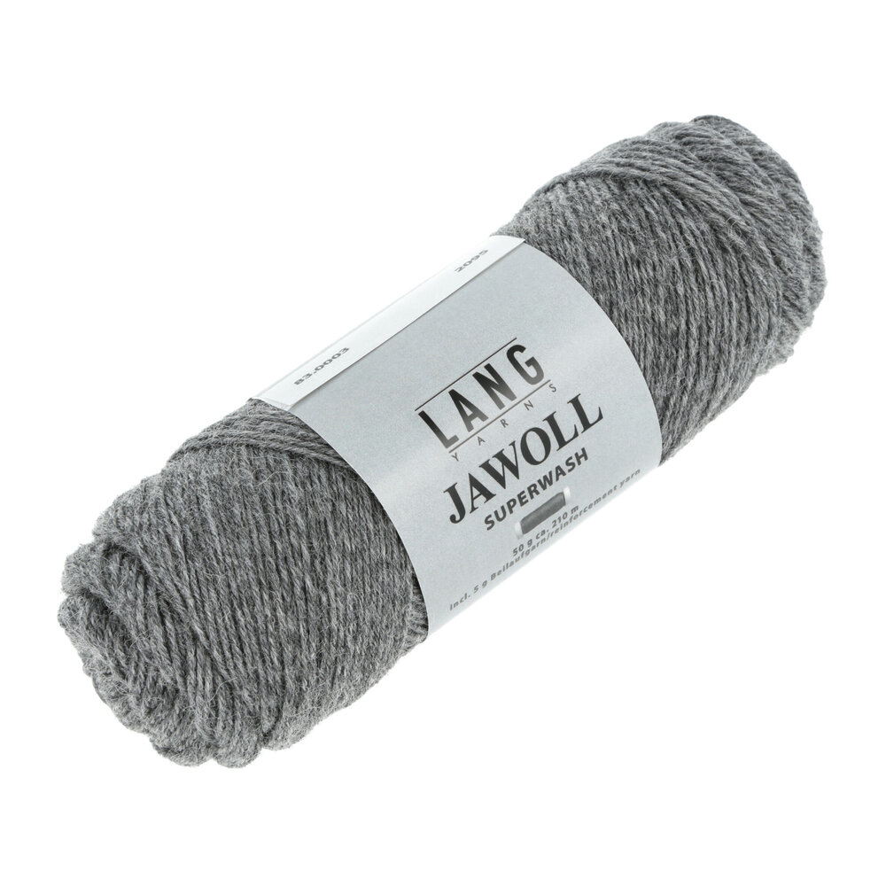 Lang Lang Yarns Jawoll | 0003 donkergrijs melange
