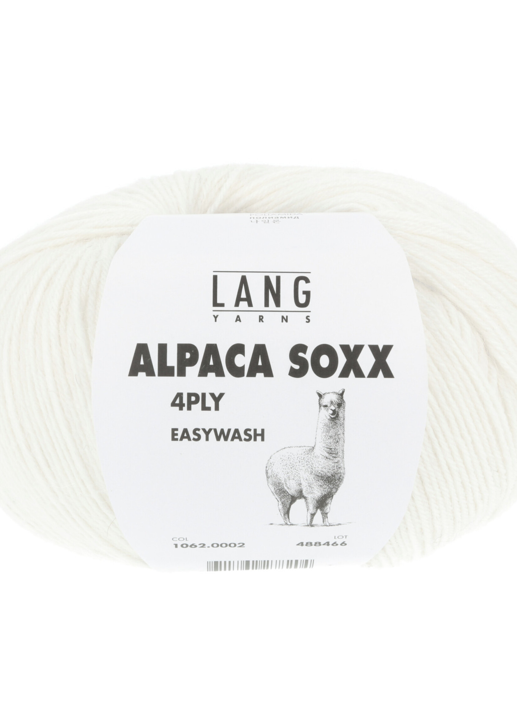 Lang Lang Yarns Alpaca Soxx 4-ply | 0002 wit
