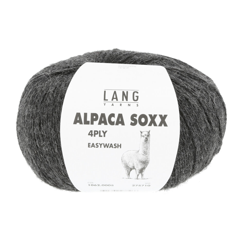 Lang Lang Yarns Alpaca Soxx 4-ply | 0005 grijs melange
