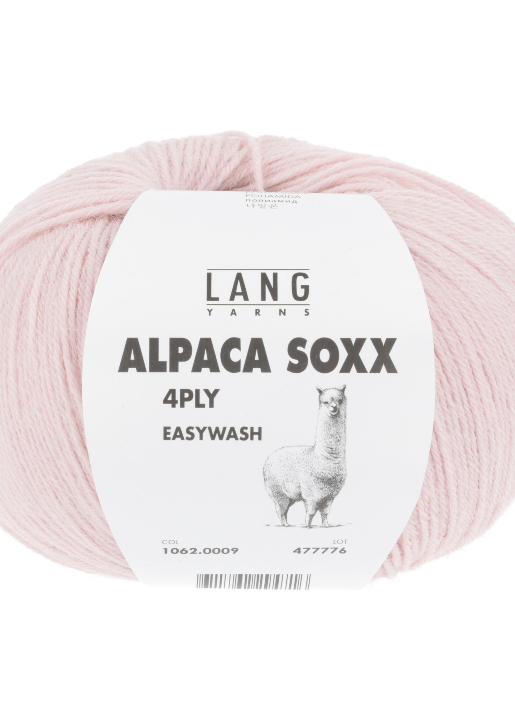 Lang Lang Yarns Alpaca Soxx 4-ply | 0009 roze