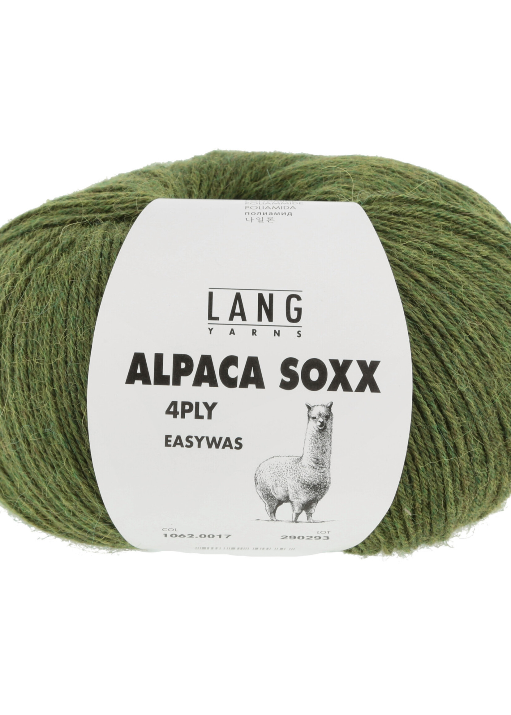 Lang Lang Yarns Alpaca Soxx 4-ply | 0017 groen melange