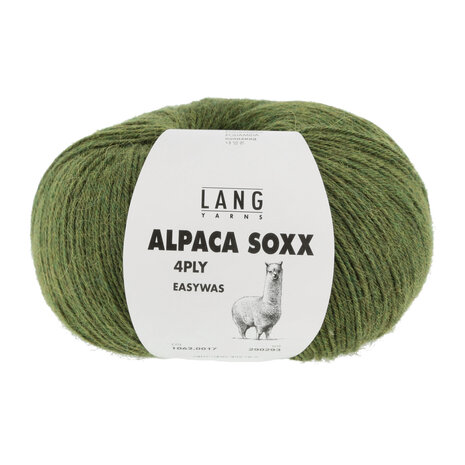 Lang Lang Yarns Alpaca Soxx 4-ply | 0017 groen melange Lang Lang Yarns Alpaca Soxx 4-ply | 0017 groen melange